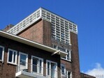 Torenachtige opbouw, hoek Jan van Galenstraat-Hoofdweg.
<br/>
Gert-Jan Lobbes, 2015